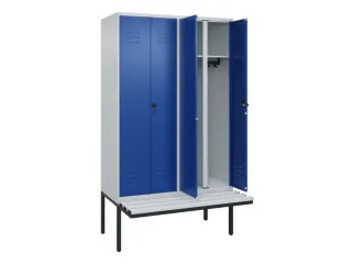 locker voor scheiding van kleding,HxBxD 2120x1200x815mm,4vak - 2
