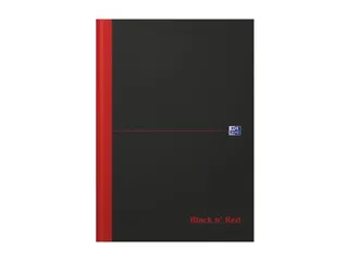 Notitieboek Oxford Black n' Red A4 96vel lijn zwart - 3