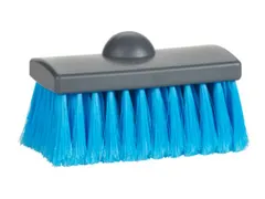 Vikan Classic wasborstel met waterdoorvoer blauw splitvezel 15cm