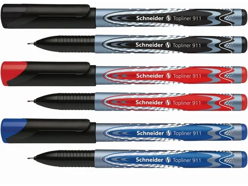 Fineliner Schneider Topliner 911 Rood 0.4mm