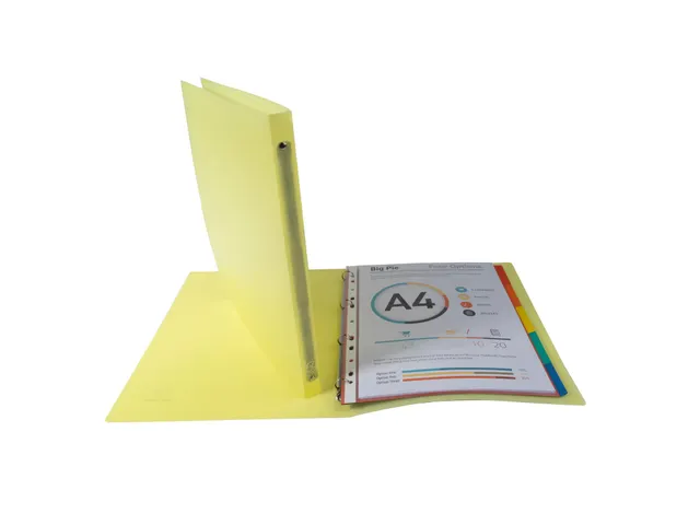 Ringmap 4r 15mm PP A4 Chrom. Pastel