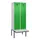 locker met bank,voor scheiding van kleding,HxBxD 2120x800x815mm,2vak