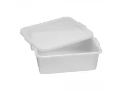 Ingredientenbak m/deksel wit 30 Liter