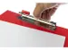 Klemmap Seco A4+ m klep rood