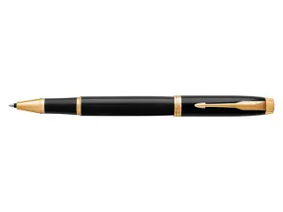 Rollerpen Parker IM Black Lacquer GT Finish Fijn Zwarte inkt - 3
