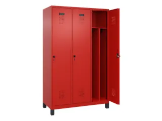 locker voor scheiding van kleding,HxBxD 1950x1200x500mm,3vak - 1
