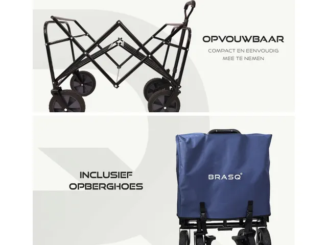 Bolderkar Opvouwbaar Blauw