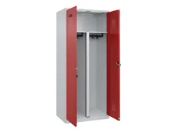 PBM-locker,HxBxD 1850x800x500mm,2vak,vak B 400mm,draaigrendel