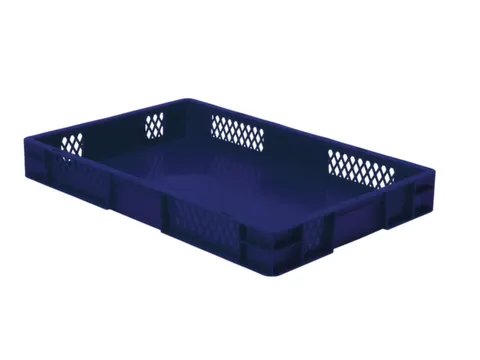 Euronorm-Stapelbak 14.5l H X L X B 75x600x400mm Blauw