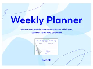 Planner Brepols Weekly planner A4 7d/1p Assorti - 2
