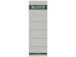 Rugetiket Leitz 1642 62x192mm Grijs Zelfklevend