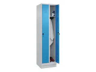 locker,HxBxD 1950x500x500mm,2vak,vak B 250mm,draaigrendel,sokkel - 3
