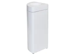 afvalbak,zelfblussend,40l,HxBxD 760x350x350mm,kop wit,romp metaal wit