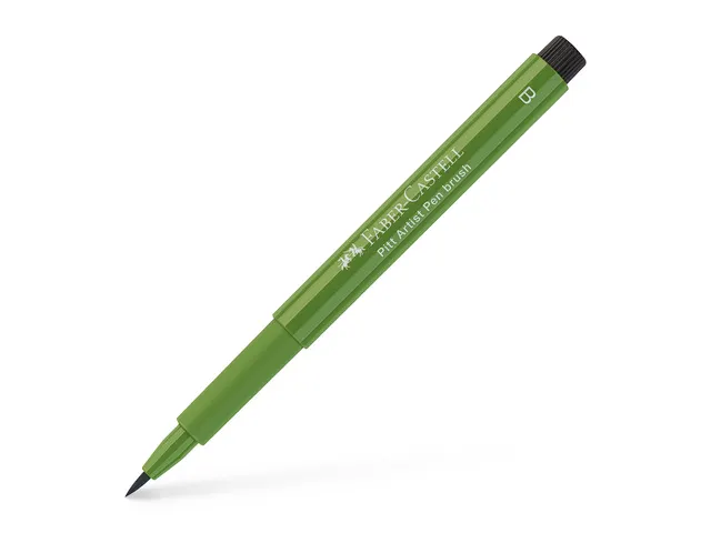Tekenstift Fc Pitt Artist Pen Brush 167 Permanent Olijfgroen