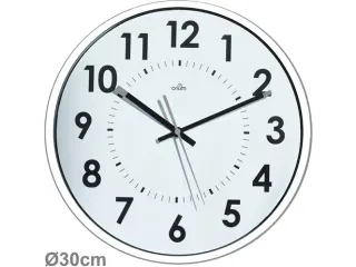 Wandklok CEP 30cm zwart/geel met maximale leesbaarheid - 1