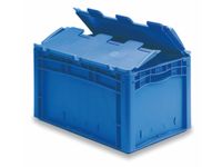 Euronorm Stapelkrat 288x600x400mm Inhoud 52l Geribde Bodem Blauw