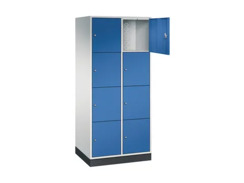grootvolume-lockersysteem,RAL 7035/RAL 5010,HxBxD 1950x820x600mm