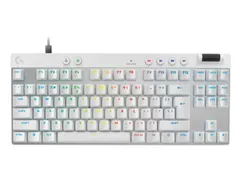 Clavier de jeu filaire USB Logitech G PRO X TKL RAPID QWERTY US blanc