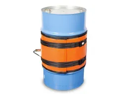 Verwarmingsmantel,V. 120L Vat,Buiten Glasvezel/Silicone,Oranje