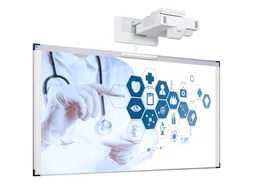 Projectiebord 126x231cm 16:9 mat wit Extraflat finger touch