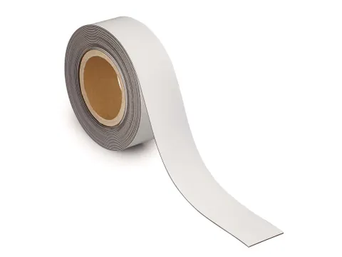 Magneetband beschrijf- en wisbaar MAUL 10mx50mmx1mm wit
