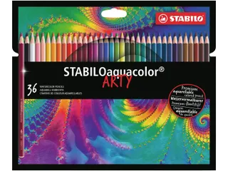 Kleurpotloden STABILO 1636 aquacolor Arty assorti etui à 36 stuks - 1