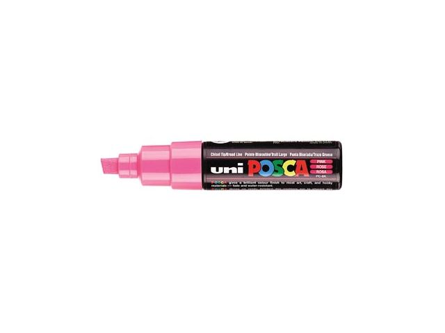 uni-ball Paint Marker op waterbasis Posca PC-8K roze | ViltstiftenShop.nl