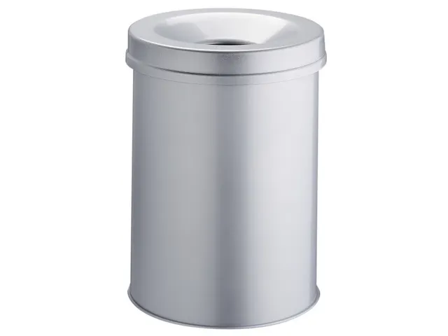 Durable Economy Papierbak Vlamdovend 30 Liter, Lichtgrijs