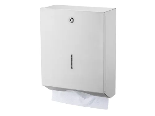 Rvs Handdoekdispenser Groot C-vouw Z-vouw