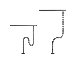 Kabelslang Neomounts schroefbevestiging universeel zwart - 5