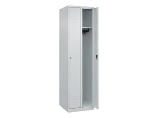 locker,HxBxD 1850x500x500mm,2vak,vak B 250mm,cil.-slot,staand op vloer - 2