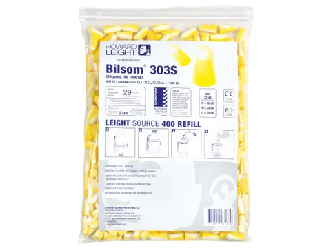 Howard Leight Bilsom 303S oordoppen navulling à 200 paar - S