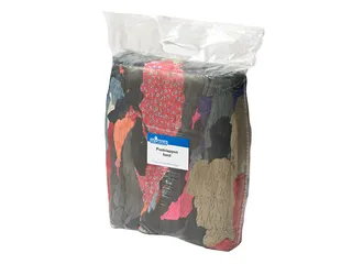 Bonte Flaneltrikot Poetslappen Zak 25kg - 1