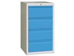 ladekast HxBxD 900x500x500mm 4laden slot RAL7035 front RAL5010