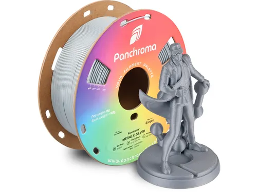 PLA Metallic 1,75mm zilver 1kg Panchroma 3D Filament