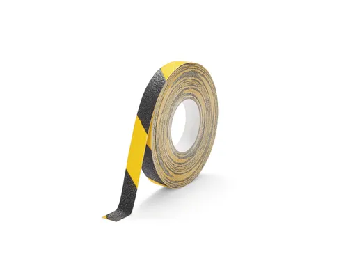 Antislip tape 15 Meter Zwart Geel DURALINE GRIP+ 25mm