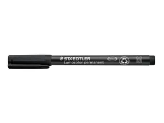 Viltstift Staedtler OHP Lumocolor 317 Medium 1.0mm Zwart - 4