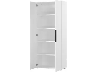 dossierkast,HxBxD 1970x810x400mm,4xhouten vloer,5ordnerhoogte,romp wit - 3