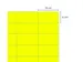 Etiket Rillprint 70x37mm fluorgeel 2400 etiketten
