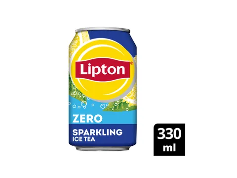 Frisdrank Lipton Ice Tea sparkling zero blik 330ml