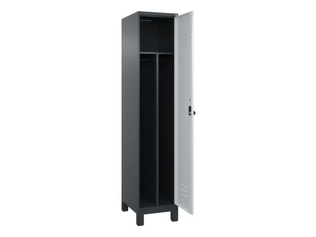 locker voor scheiding van kleding,HxBxD 1950x400x500mm,1vak