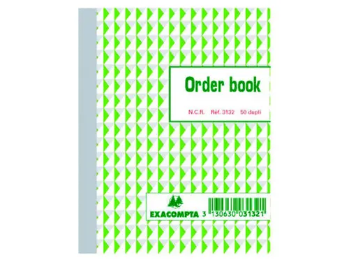 Orderboek Exacompta 135x105mm 50x2vel