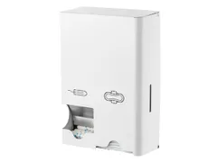 MediQo-line Maandverband- & tampondispenser klein RVS wit MQSTB P