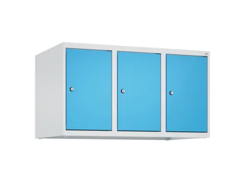 opzetkast,v. locker,3vak.,vak B 300mm,HxBxD 500x900x500mm,vleugeldeur