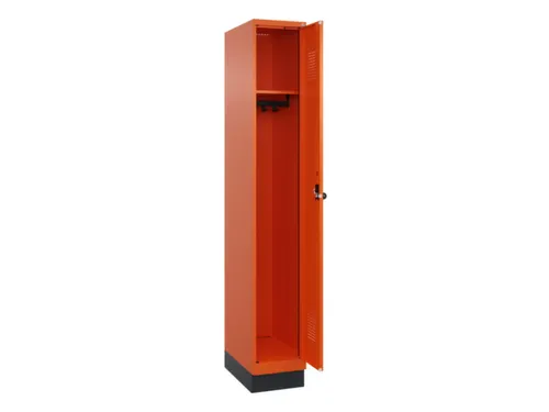 locker,HxBxD 1950x300x500mm,1vak,vak B 300mm,draaigrendel,sokkel