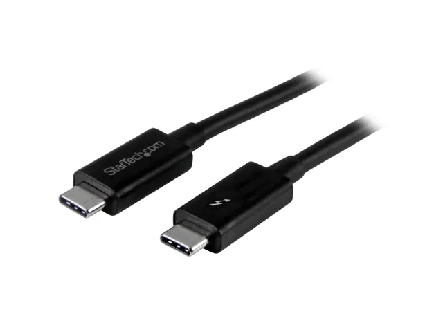 Câble Thunderbolt 3 de 1m 20Gbps USB-C Noir