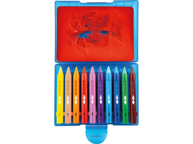 Craie pour bain Eberhard Faber 10 pièces avec 5 pochoirs