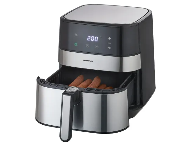 Inventum GF500HLD Airfryer 5 liter RVS/Zwart