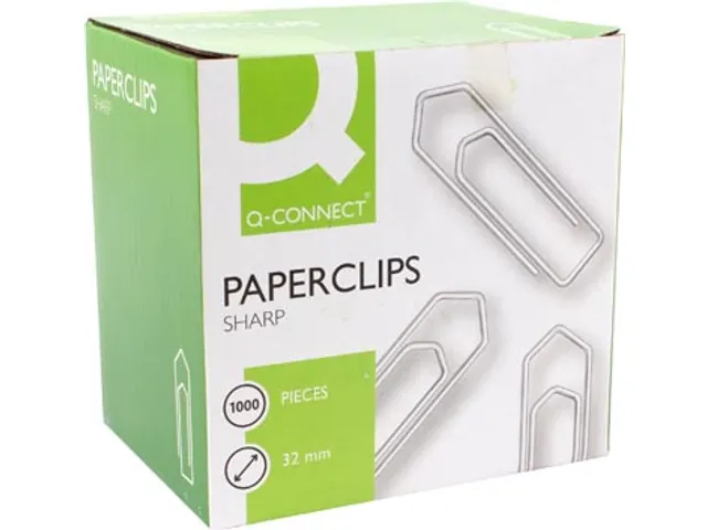 Papierklem 32mm Doos 1000 Stuks