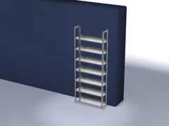 dossierstelling,grondveld,HxBxD 2550x1000x300mm,vaklast 60kg